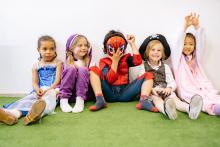 Děti v kostýmech