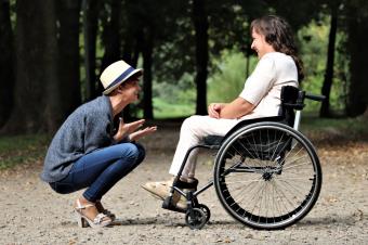 Rozhovor postiženého s nepostiženým Rozhovor postiženého s nepostiženým