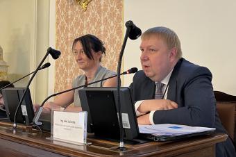 Poslanec Aleš Juchelka a Dana Lipová Poslanec Aleš Juchelka a Dana Lipová