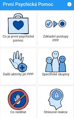 Snímek aplikace