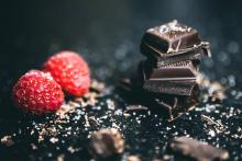 Čokoláda a maliny