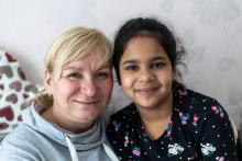 pěstounka s dívkou