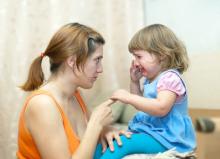 matka a plačící dcera