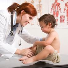 Dítě a lékařka