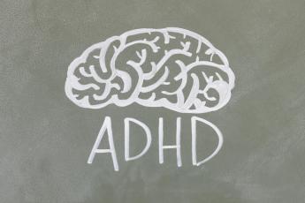 dospělí s ADHD nápis ADHD