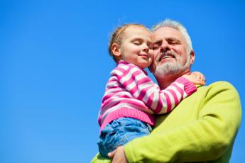 vnučlka s dědečkem