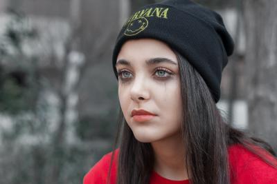 smutná dívka
