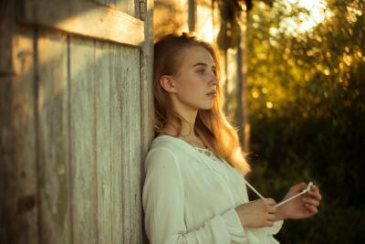 Smutná dívka