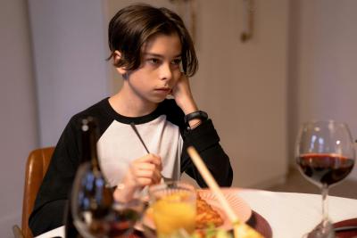 smutný teenager